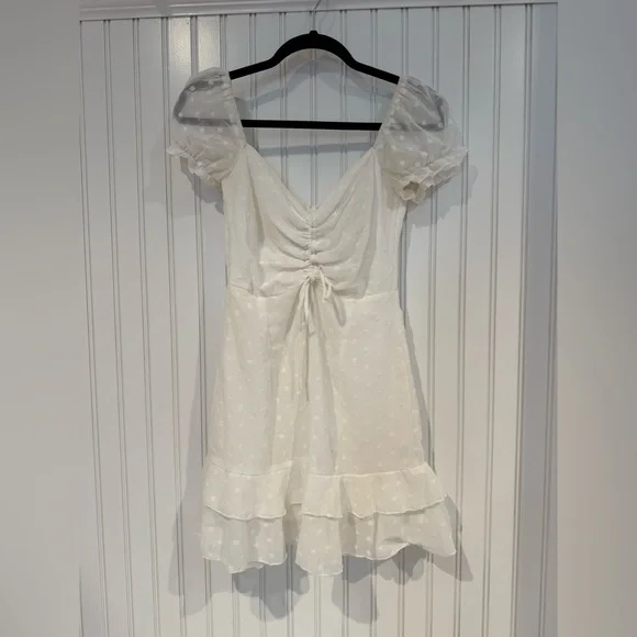 strapless open back dress Princess Polly